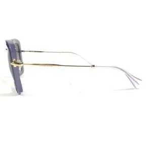 Miu Miu Sunglasses SMU 07O OAN-6P1 Blue Gold Felt Square Brown Lenses w/ Case Brown Square Sunglasses Miu Miu for Women for sale | eBay main image 4